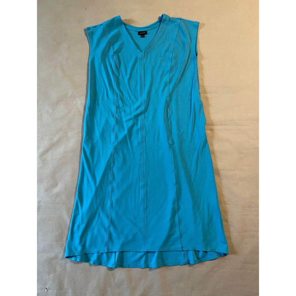 J Jill Wearever Collection Shift Dress Size L Pockets Jersey Knit Travel Lounge - Picture 2 of 9